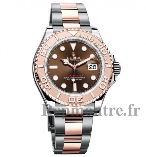 Réplique Rolex Yacht-Master Chocolat Cadran Acier et 18K Everose Rose Oyster 116621CHSO - Cliquez sur l'image pour la fermer