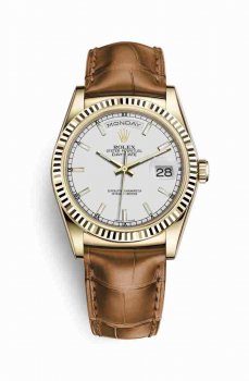 Réplique montre Rolex Day-Date 36 jaune 18 ct 118138 m118138-0147