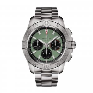 Breitling Avenger Chronograph B01 44mm Copie montre Homme Acier inoxydable vert AB0147101L1A1