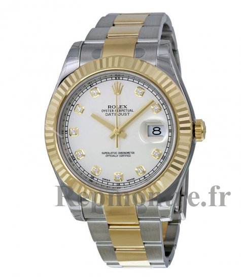 Réplique Rolex Datejust II Ivoire Diamant Cadran Inoxydable Acier With 18kt Or Jaune 116333 - Cliquez sur l'image pour la fermer