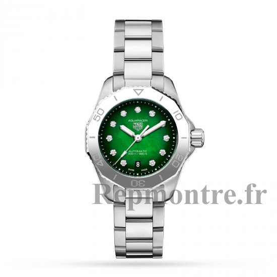 TAG Heuer Aquaracer Professional 200 30 mm Copie montre femme Vert WBP2415.BA0622 - Cliquez sur l'image pour la fermer