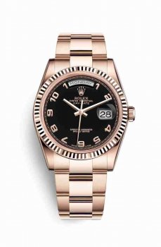 Réplique montre Rolex Day-Date 36 Everose 18 ct 118235 m118235f-0060