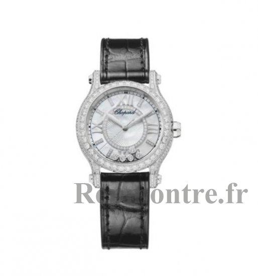 Replique Chopard Happy Sport White gold 30 MM 274302-1003 - Cliquez sur l'image pour la fermer