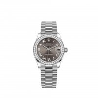 Réplique Rolex Datejust 31 18 ct white gold M278289RBR-0017 montre