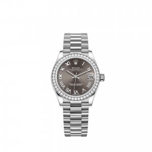 Réplique Rolex Datejust 31 18 ct white gold M278289RBR-0017 montre