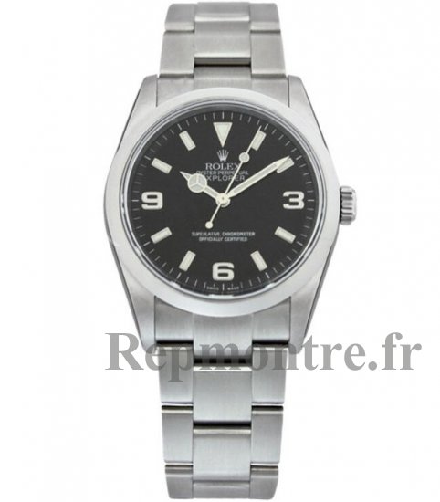 Réplique Rolex Explorer Noir Arabic Cadran Domed Lunette 114270-BKAO - Cliquez sur l'image pour la fermer