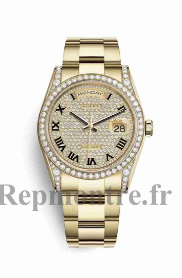 Réplique montre Rolex Day-Date 36 Cosses en jaune de 118388 Cadran de m118388-0192 - Cliquez sur l'image pour la fermer