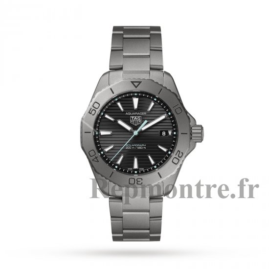 TAG Heuer Aquaracer Professional 200 Solargraph 40mm Montre Replique Homme Titane WBP1180.BF0000 - Cliquez sur l'image pour la fermer