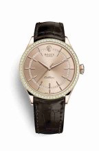 Replque-Imiter-Kobe de Rolex Cellini Time 18 ct Everose 50705RBR cadran rose