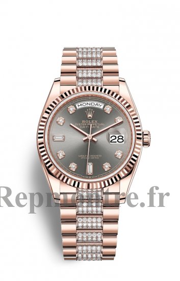 Replique Rolex Day-Date 36 18 ct EveOr Rose M128235-0051 - Cliquez sur l'image pour la fermer