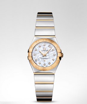 Réplique Omega Constellation Dames Mini Montre 123.20.24.60.55.004