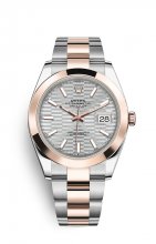 Replique Rolex Datejust 41 OysterAcier and EveOr Rose M126301-0017