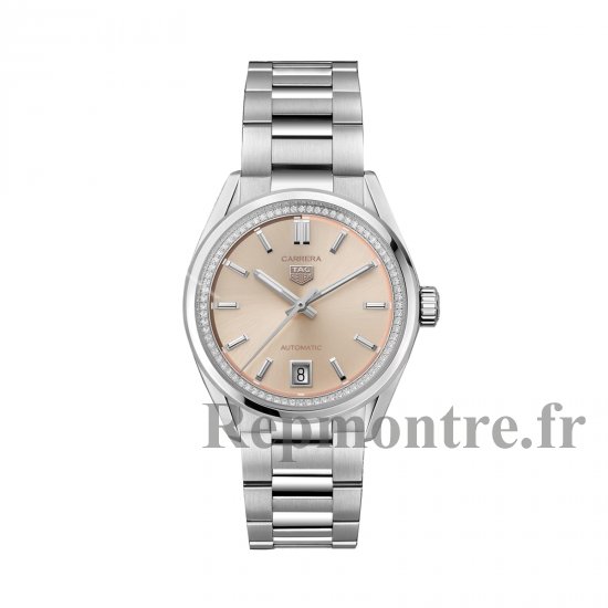 TAG Heuer Carrera 36 mm Replique montre femme Diamants Rose WBN231A.BA0001 - Cliquez sur l'image pour la fermer