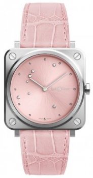 Réplique montre Bell & Ross Instruments BR-S Quartz Rose Diamond Eagle Montre BRS-EP-ST / SCR