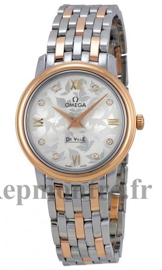 Réplique Omega De Ville Prestige Argent Diamant Cadran Inoxydable Acier et 18kt Rose Or 424.20.27.60.52.002 - Cliquez sur l'image pour la fermer