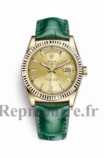 Réplique montre Rolex Day-Date 36 jaune 18 ct 118138 m118138-0125 - Cliquez sur l'image pour la fermer