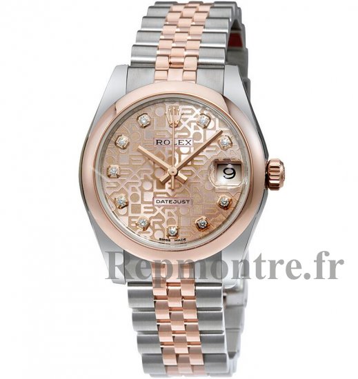 Réplique Rolex Datejust 31 Rose Jubilee Diamant Cadran Acier et 18K Everose Or 178241PKJDJ - Cliquez sur l'image pour la fermer