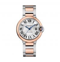 Replique Montre Cartier Ballon Bleu 36mm Acier inoxydable & Or Rose Unisex W2BB0033