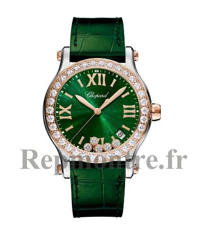 Réplique montre Chopard Happy Sport Quartz Rond 36mm Femme 278582-6007 - Cliquez sur l'image pour la fermer