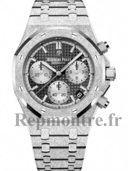 Replique Montre Audemars Piguet Royal Oak Frosted Or Selfwinding Chronographe Blanc Or 41mm Noir 26239BC.GG.1224BC.02 - Cliquez sur l'image pour la fermer