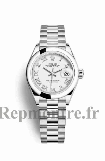 Réplique montre Rolex Datejust 28 279166 Cadran Blanc m279166-0013 - Cliquez sur l'image pour la fermer