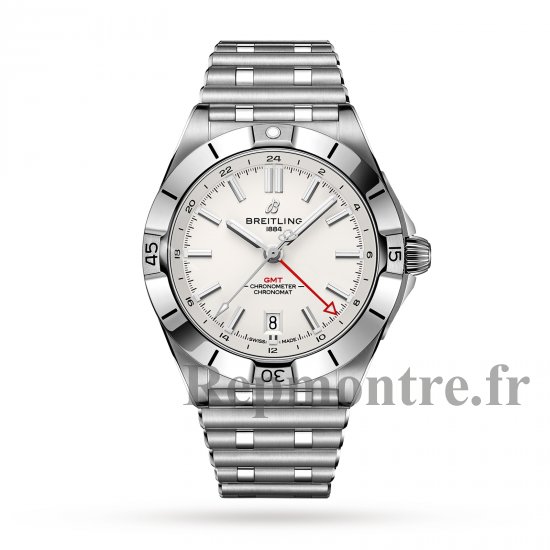 Breitling Chronomat Automatique GMT 40 Cadran Blanc Copie montre A32398101A1A1 - Cliquez sur l'image pour la fermer