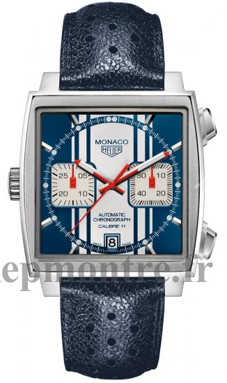 Réplique Tag Heuer Monaco Calibre 11 Automatique Chronographe 39mm CAW211D.FC6300 - Cliquez sur l'image pour la fermer