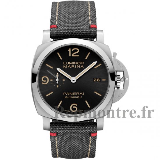 Replique Panerai Luminor Marina Acier inoxydable 44mm Black Dial montre PAM01025 - Cliquez sur l'image pour la fermer