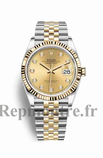 Réplique montre Rolex Datejust 36 Jaune Roles jaune 126233 m126233-0017 - Cliquez sur l'image pour la fermer