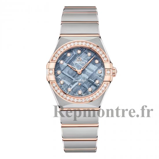 Montre Copie Omega Constellation 28 mm pour femme Bleu O13125286099001 - Cliquez sur l'image pour la fermer