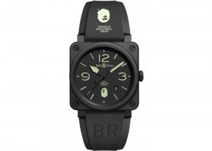 Réplique Bell & Ross Instruments X Bape 25e anniversaire BR0392-BAPE-25-CE