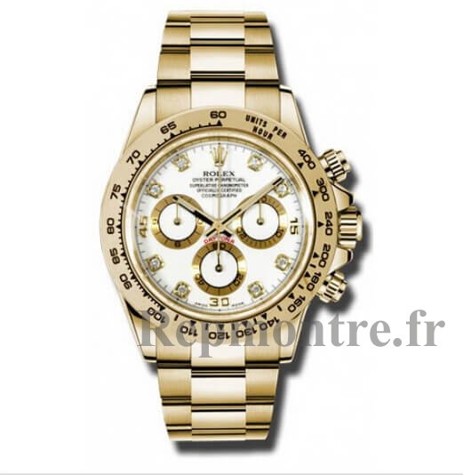 Rolex Cosmograph Daytona 116508 Blanc 8 Diamant - Cliquez sur l'image pour la fermer