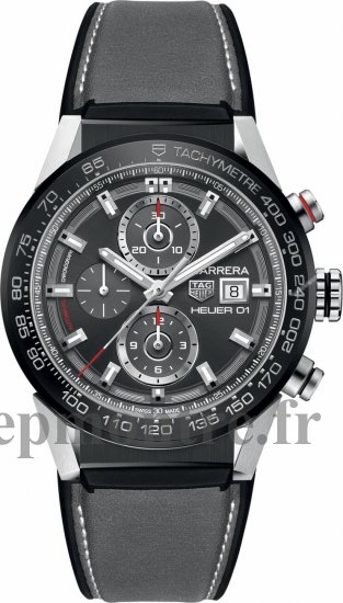 Repique de montre TAG HEUER CARRERA Calibre HEUER 01 CAR201W.FT6095 - Cliquez sur l'image pour la fermer