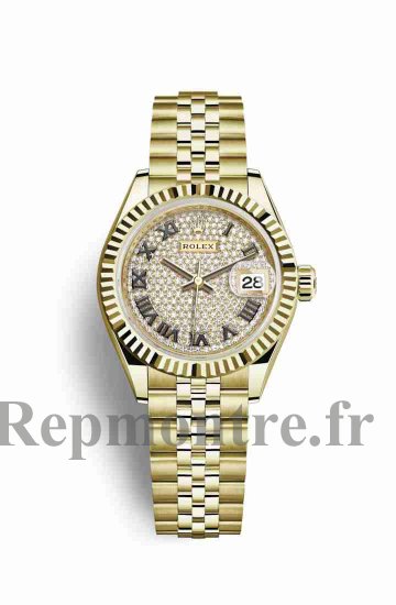 Réplique montre Rolex Datejust 28 jaune 18 ct 279178 Cadran de m279178-0032 - Cliquez sur l'image pour la fermer
