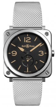 Réplique Bell & Ross Instruments BR-S Montre a quartz en acier Heritage BRS-HERI-ST / SST