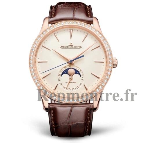 Copie de Jaeger-LeCoultre Master Ultra Thin Moon Or rose Diamants 1362502 - Cliquez sur l'image pour la fermer