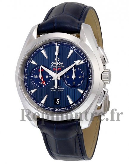 Réplique Omega Seamaster Aqua Terra Bleu Cadran Bleu Crocodile Cuir 231.13.43.52.03.001 - Cliquez sur l'image pour la fermer