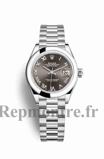 Réplique montre Rolex Datejust 28 279166 Gris fonce Cadran m279166-0010 - Cliquez sur l'image pour la fermer