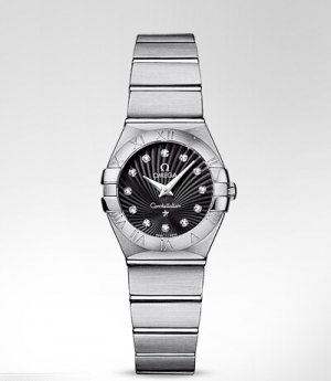 Réplique Omega Constellation Noir diamant Montre 123.10.24.60.51.001