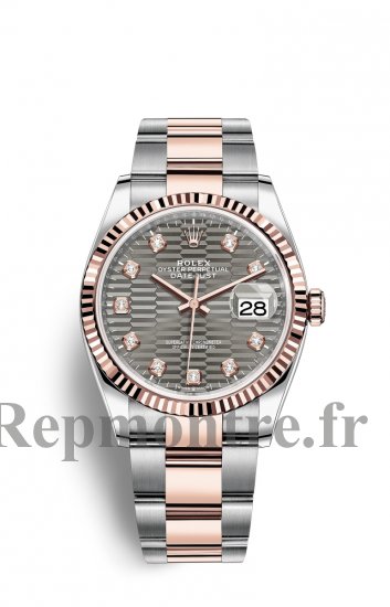 Replique Rolex Datejust 36 OysterAcier and EveOr Rose M126231-0042 - Cliquez sur l'image pour la fermer
