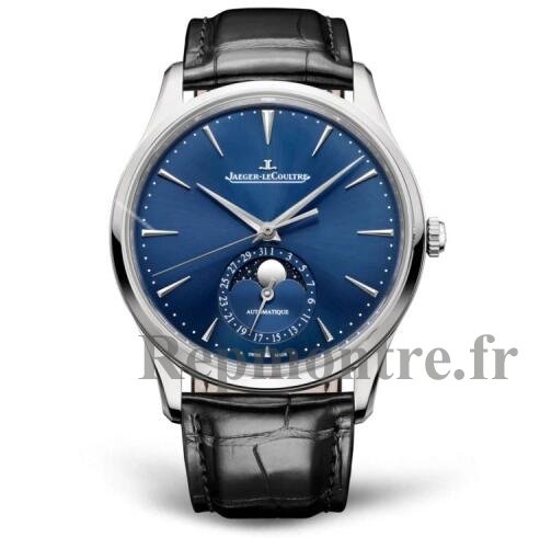 Replique Jaeger-LeCoultre Master Ultra Thin Moon Acier inoxydable Bleue Cadran 1368480 - Cliquez sur l'image pour la fermer