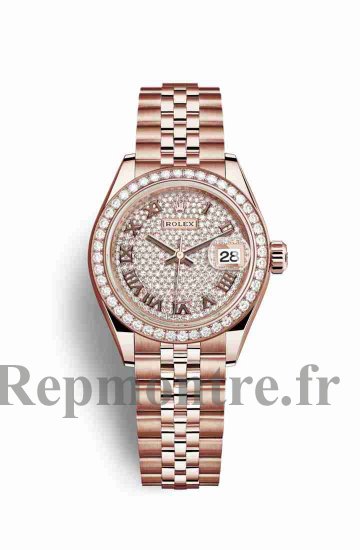 Réplique montre Rolex Datejust 28 Everose 279135RBR Cadran de m279135rbr-0022 - Cliquez sur l'image pour la fermer