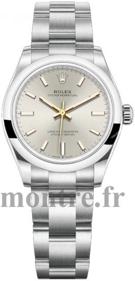 Réplique Rolex Oyster Perpetual 31 cadran argente m277200-0001 - Cliquez sur l'image pour la fermer