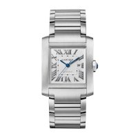 Cartier Tank Frannaise Replique montre Grande Automatique Mecanique Acier WSTA0067