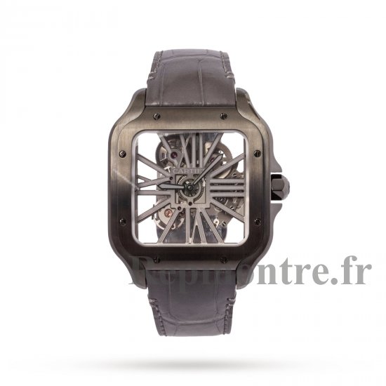 Cartier Santos De Cartier Copie montre squelette grande fabrication mecanique avec remontage manuel WHSA0009 - Cliquez sur l'image pour la fermer