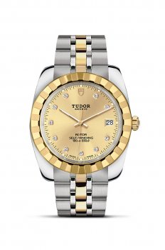 Réplique montre Tudor Classic 38 mm en acier inoxydable M21013-0007