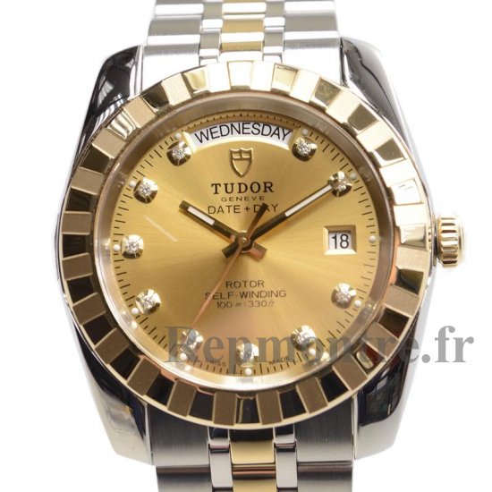 Réplique Tudor Classic Date montre Ref 23013-62113 - Cliquez sur l'image pour la fermer