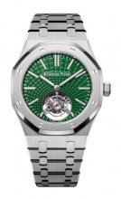 Replique Audemars Piguet Royal Oak Self-Winding Flying Tourbillon Titanium Green 26534TI.OO.1220TI.01