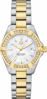 Copie-Réplique-Imiter de Tag Heuer Aquaracer Mes dames Jaune 18K et Acier WBD1421.BB0321