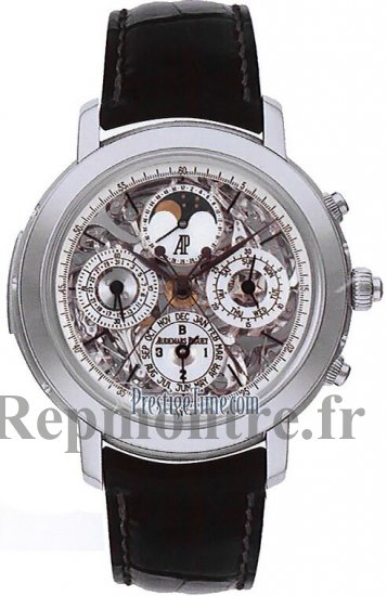 Réplique Audemars Piguet Jules Audemars Grand Complication montre 25996TI.OO.D002CR.01 - Cliquez sur l'image pour la fermer